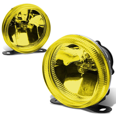 Universal Round Fog Lights - 3.5 Inch H3 Bulb Amber