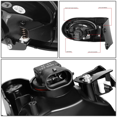 02-04 Acura RSX Smoke Fog Lights w/ Switch H11 Bulb