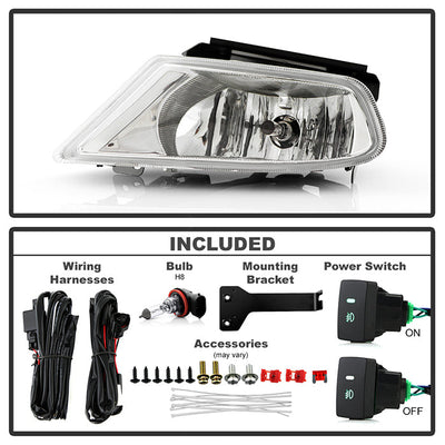 Spyder Honda Odyssey 05-07 OEM Fog Lights W/Switch- Clear FL-CL-HODY05-C 5020710