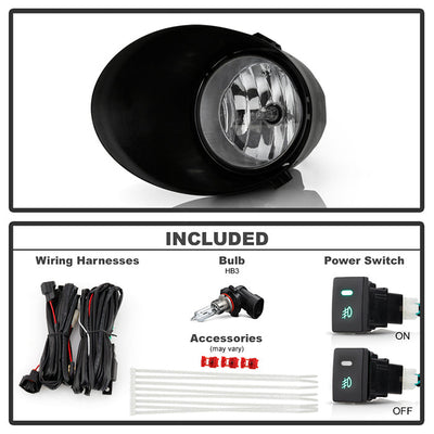 Spyder Toyota Tundra 07-13 All Double Cab/CrewMax OEM Fog Lightsw/swch- Clear FL-CL-TTU07-C 5020802