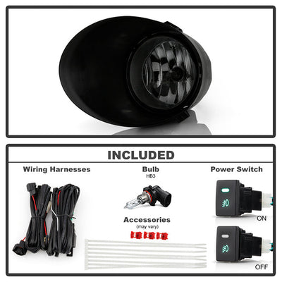 Spyder Toyota Tundra 07-13 All Double Cab/CrewMax OEM Fog Lightsw/swch Smke FL-CL-TTU07-SM 5020826