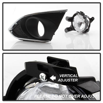 Spyder Chevy Spark 2013-2015 OEM Fog Light W/Universal Switch- Clear FL-CSPA2013-C 5080288
