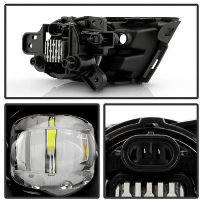 SPYDER 21-23 Chevy TrailBlazer OEM Style LED Fog Lights w/ Universal Switch - Clear (FL-CTB21-LED-C) 9054358