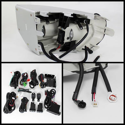 Spyder Toyota FJ Cruiser 07-14 Fog Lights W LED Daytime Running Lights w/swch- Clear FL-DRL-TFJ07-C 5070555