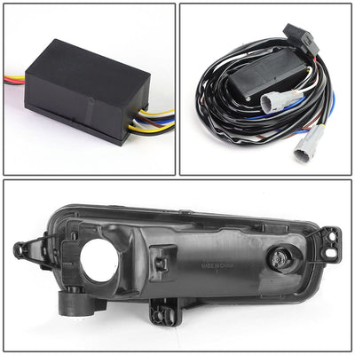 2015-2017 Ford Focus LED DRL Fog Lights with Bezels