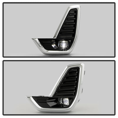 SPYDER 20-23 GMC Acadia OEM LED Fog Light w/ Switch - Clear (FL-GAC2020-LED-C) 9054136
