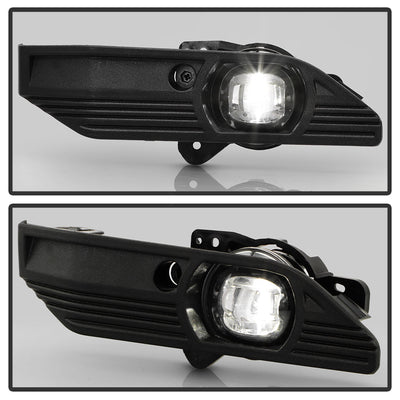 SPYDER 23-25 GMC Canyon OEM LED Fog Lights w/Switch - Clear (FL-GCAN21-LED-C) 9054150