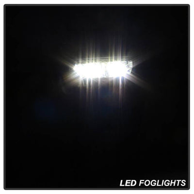 Spyder 16-18 GMC Sierra 1500 OEM Style Full LED Fog Light w/Switch - Clear (FL-GS2016-LED-C) 9043222