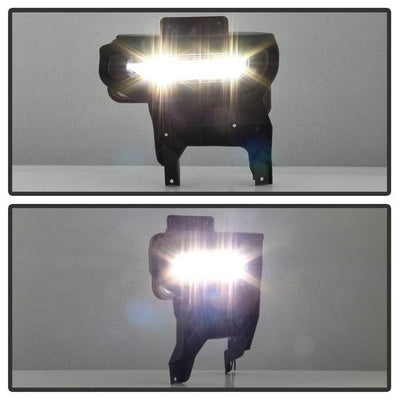 Spyder 16-18 GMC Sierra 1500 OEM Style Full LED Fog Light w/Switch - Clear (FL-GS2016-LED-C) 9043222