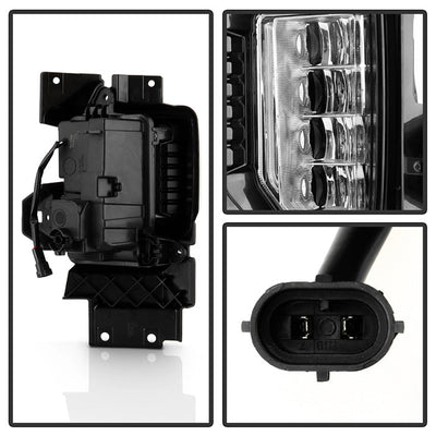 SPYDER 20-22 GMC Sierra 2500/3500 HD OEM Fog Lights w/ Universal Switch 9051173