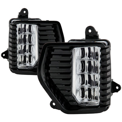 Spyder GMC Sierra 1500 Denali Only 19-20 (Not for 2500/3500) OEM Style Full LED Fog w/ Switch- Clear 5087010