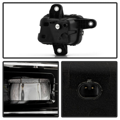 SPYDER 23-25 GMC Sierra 1500 OEM Style LED Fog Light w/ Switch - Clear (FL-GS2023-LED-C) 9054167