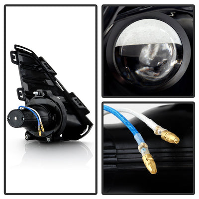 SPYDER 18-21 GMC Terrain OEM LED Fog Lights w/Switch - Clear (FL-GTE18-C) 9051180
