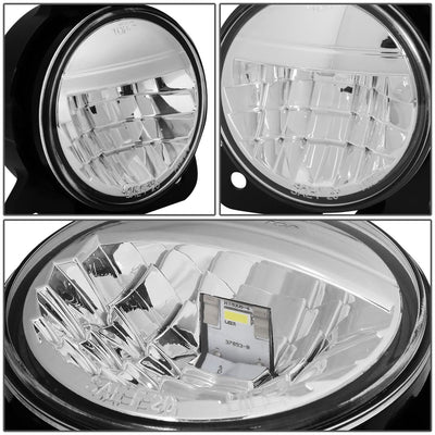 18-20 Volvo VNR Full LED Chrome Fog Lights - Reflector