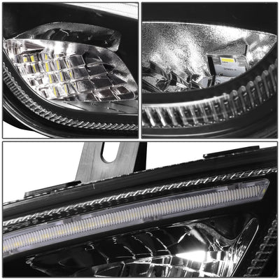 2018-2022 Freightliner Cascadia 3D Full LED Fog Lights Black