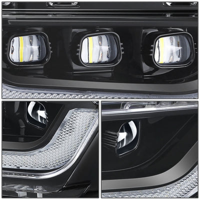 2021-2023 Ford F-150 LED Projector Fog Lights Black