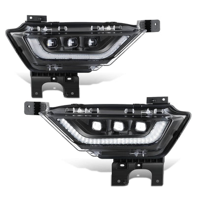 2021-2023 Ford F-150 LED Projector Fog Lights Black