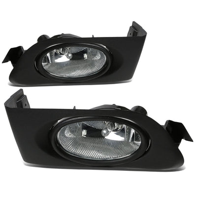 2001-2003 Honda Civic Fog Lights with Switch Clear H11 Bulb