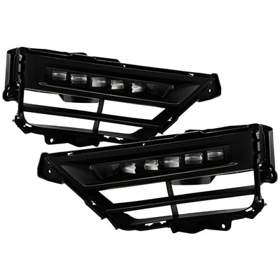 SPYDER 20-22 Honda CRV Hybrid OEM Full LED Fog Lights w/Switch - Clear (FL-HCRV20-HY-LED-C) 9051210