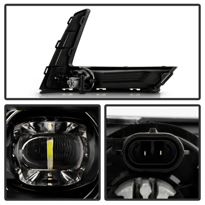 SPYDER 23-25 Honda CRV OEM Full LED Fog Lights w/ Switch (FL-HCRV2023-LED-C) 9054198