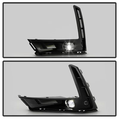 SPYDER 23-25 Honda CRV OEM Full LED Fog Lights w/ Switch (FL-HCRV2023-LED-C) 9054198