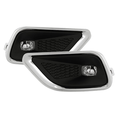 SPYDER 19-23 Jeep Cherokee OEM LED Fog Lights w/Switch - Clear (FL-JC19-LED-C) 9054204