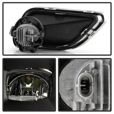SPYDER 19-23 Jeep Cherokee OEM LED Fog Lights w/Switch - Clear (FL-JC19-LED-C) 9054204