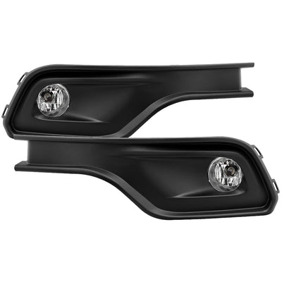 SPYDER 22-25 Jeep Compass OEM Style Fog Lights w/Switch - Clear (FL-JCOM22-C) 9054389