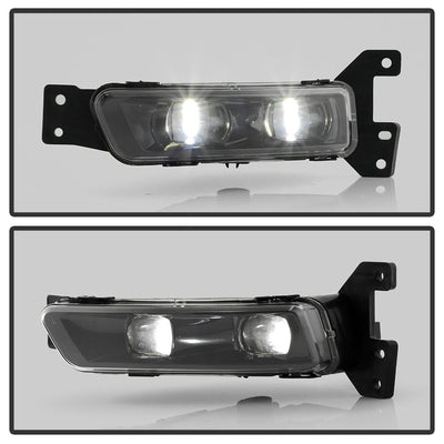 SPYDER 17-21 Jeep Grand Cherokee SRT OEM LED Fog Lights - Left (FL-JGC17-LED-L) 9054396