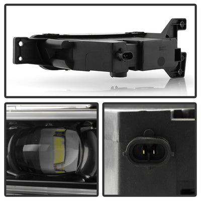 SPYDER 17-21 Jeep Grand Cherokee SRT OEM LED Fog Lights - Right (FL-JGC17-LED-R) 9054402