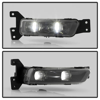 SPYDER 17-21 Jeep Grand Cherokee SRT OEM LED Fog Lights - Right (FL-JGC17-LED-R) 9054402