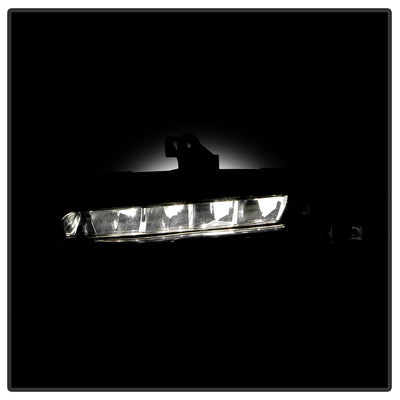 SPYDER 22-24 Jeep Grand Cherokee (2-Row) OEM LED Fog Lights w/Switch - Clear (FL-JGC22-LED-C) 9054211