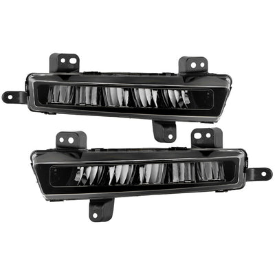 SPYDER Jeep Wagoneer 22-25 OEM Style Full Led Fog Lights W/ Switch- Sets FL-JWA22-LED-C 9055522