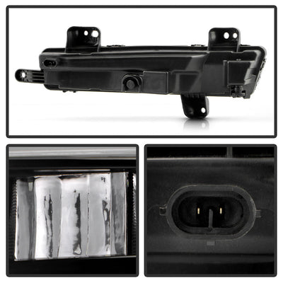 SPYDER Jeep Wagoneer 22-25 OEM Style Full Led Fog Lights W/ Switch- Sets FL-JWA22-LED-C 9055522