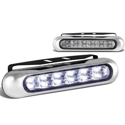 Universal 12 LED DRL Clear Fog Lights