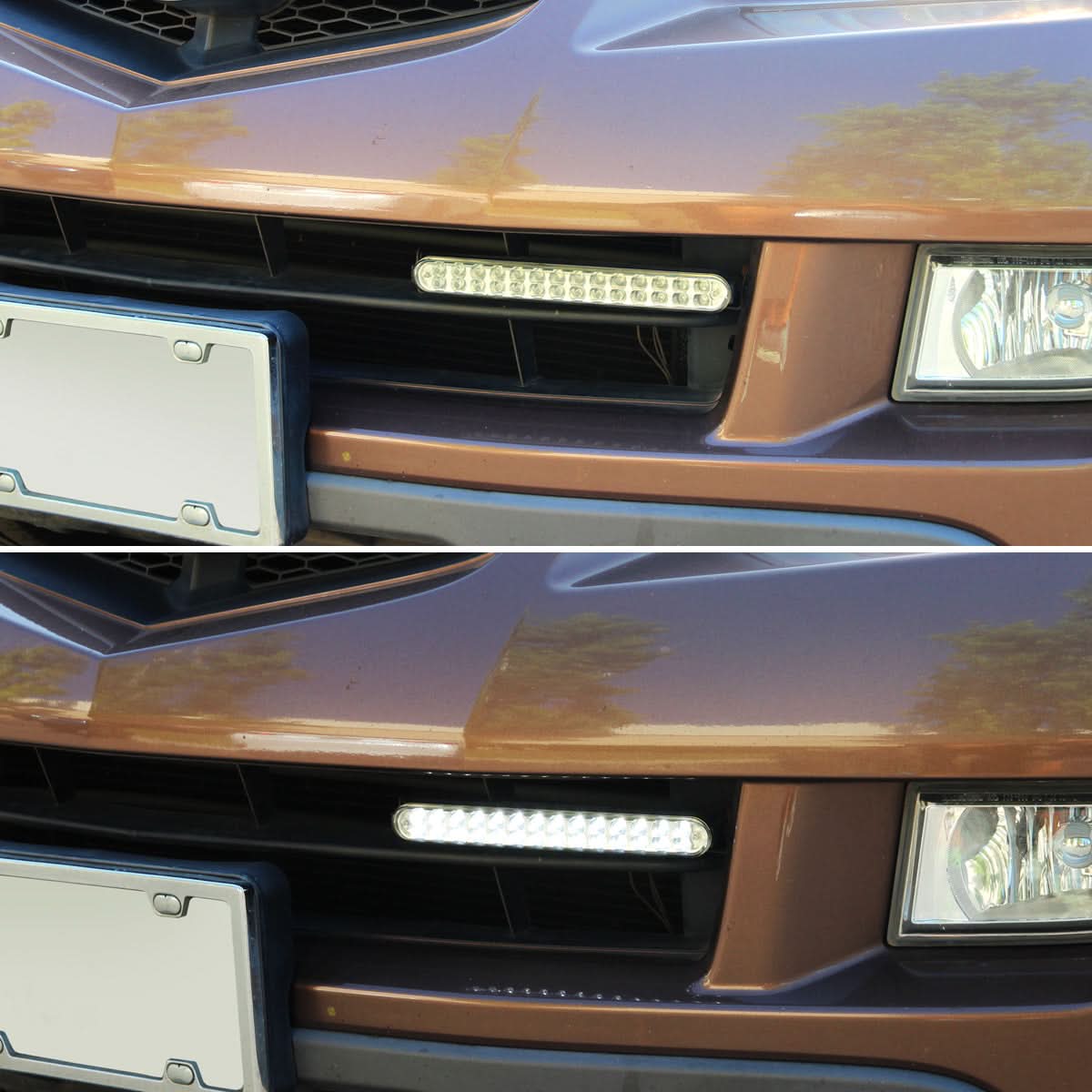 Universal 12 LED DRL Clear Fog Lights