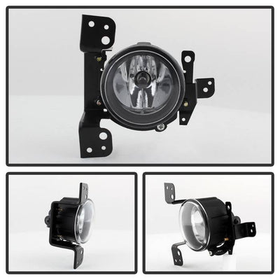 Spyder Mitsubishi Mirage 2014+ OEM Fog Lights w/Switch Clear FL-MM2014-C 5077769