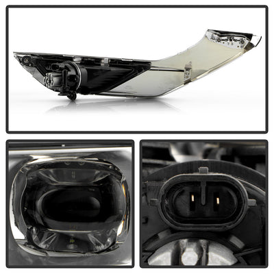 SPYDER 22-24 Mitsubishi Outlander OEM LED Fog Light w/ Switch - Clear (FL-MOUT22-LED-C) 9054242