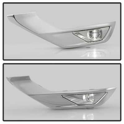 SPYDER 22-24 Mitsubishi Outlander OEM LED Fog Light w/ Switch - Clear (FL-MOUT22-LED-C) 9054242