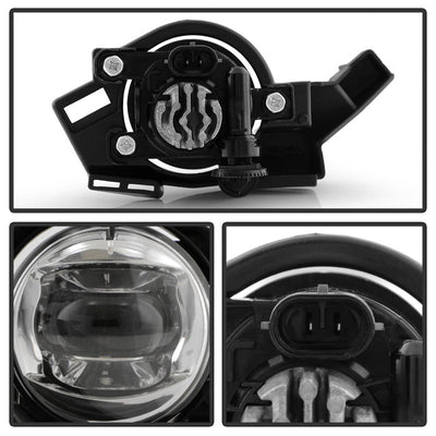 SPYDER 22-24 Nissan Ariya Full LED Fog Lights w/Switch (FL-NA22-LED-C) 9054259