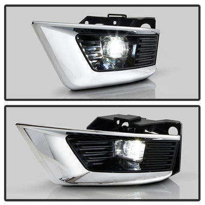 SPYDER 21-23 Nissan Armada Full LED OEM Fog Lights w/Switch (FL-NARM2021-LED-C) 9051241