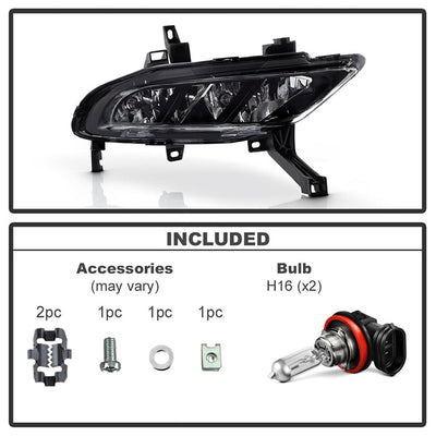 SPYDER 16-18 Nissan Maxima OEM Fog Light - Right (FL-NM2016-R) FL-NM2016-R