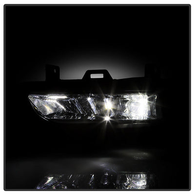 SPYDER 20-22 Nissan Titan OEM Style Fog Lights w/Switch (Bulbs Size - 5W) - Clear (FL-NT2020-LED-C) 9051333
