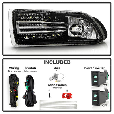 Spyder Scion TC 05-10 LED Fog Lights w/Switch Clear FL-STC06-LED 5071620
