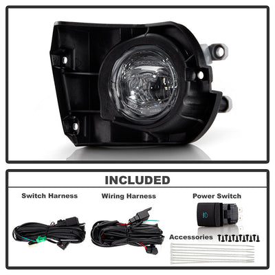 SPYDER 20-23 Toyota Corolla Cross OEM Full LED Fog Light w/ Switch - Clear (FL-TCOC20-LED-C) 9051340