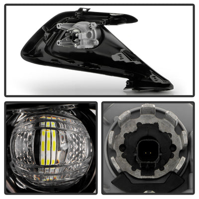 SPYDER 23-24 Toyota Corolla Hatchback OEM Full Fog Lights w/Switch - Clear (FL-TCOC2023-HB-LED-C) 9054280