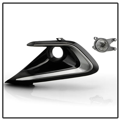 SPYDER 23-24 Toyota Corolla Hatchback OEM Full Fog Lights w/Switch - Clear (FL-TCOC2023-HB-LED-C) 9054280