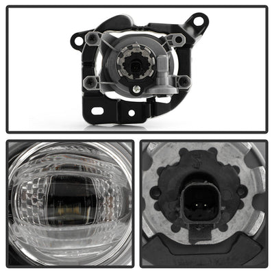 SPYDER 20-24 Toyota Venza OEM LED Fog Light w/ Switch - Clear (FL-TV20-LED-C) 9054297