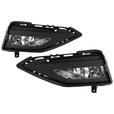 Spyder VW Jetta 19-20 OEM Style Fog Lights w/Universal Switch - Clear (FL-VJ2019-C) 5087164