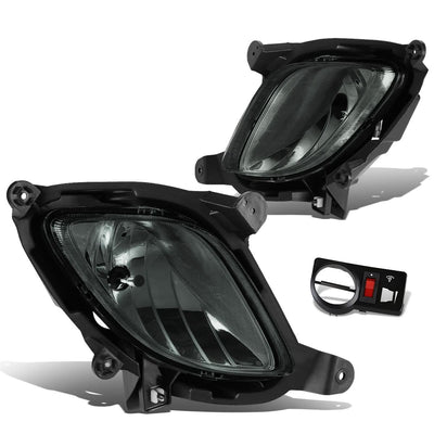 2010-2012 Hyundai Genesis Coupe Fog Lights w/Switch - Smoke